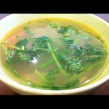 人参とゴボウの生姜スープ